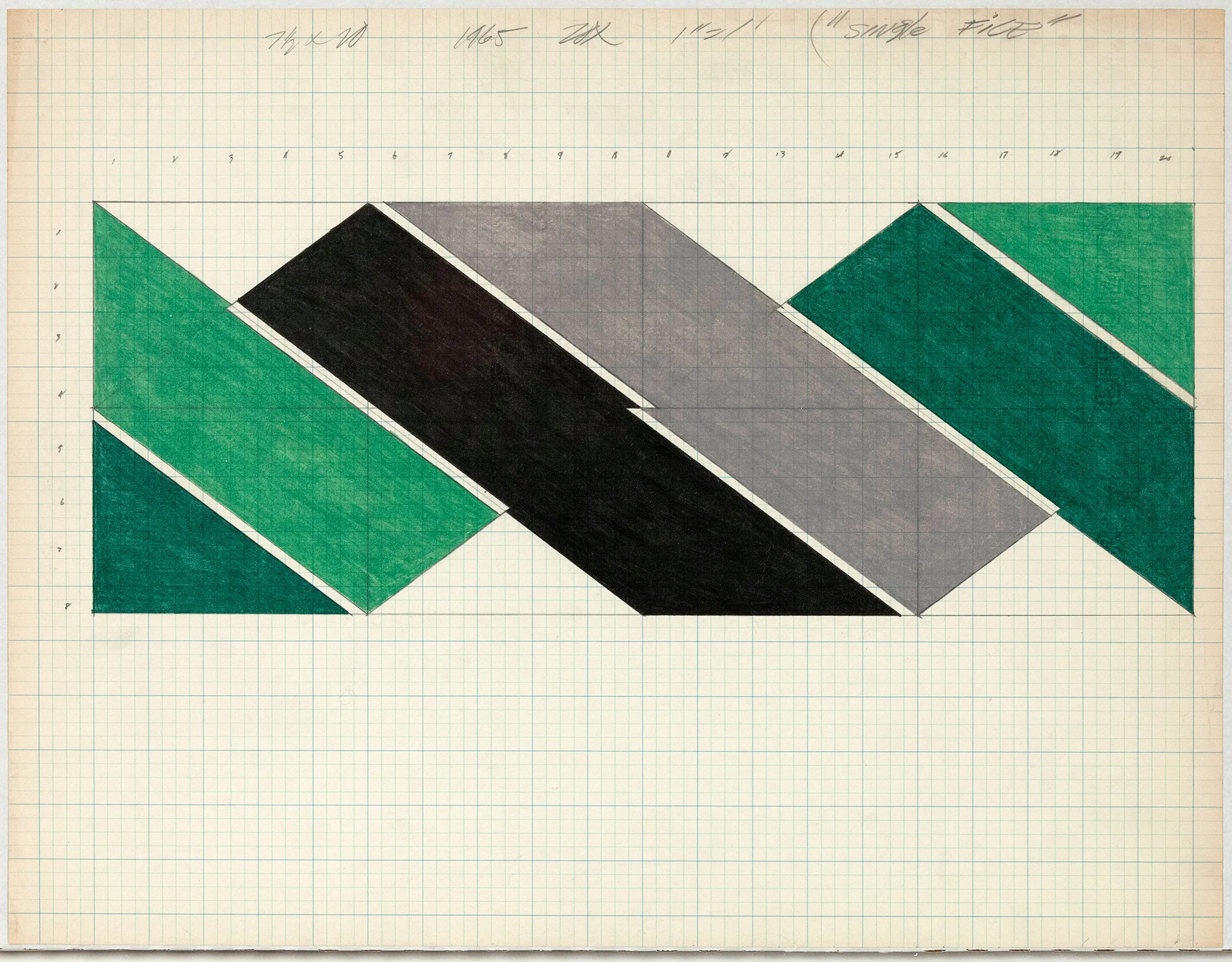 LARRY ZOX "SINGLE FILE", 1965