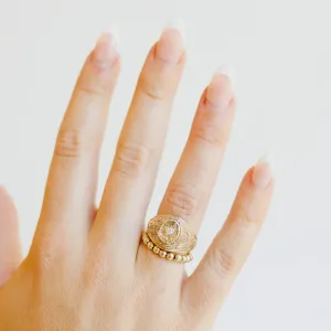 Lauren Gold Beaded Ring