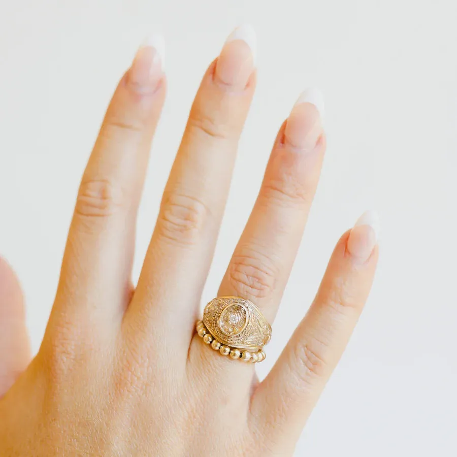 Lauren Gold Beaded Ring