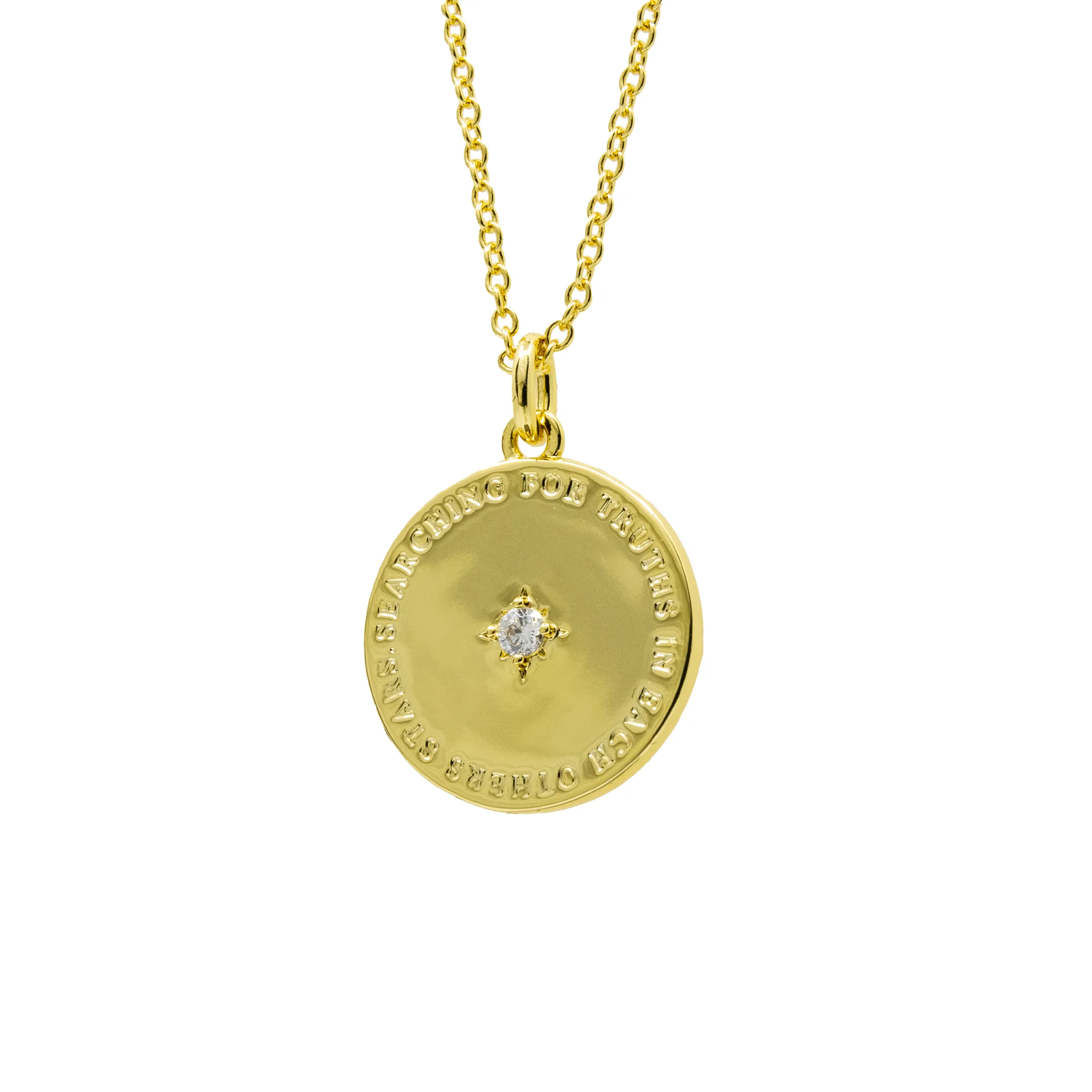 Layered Gold Coin Necklace