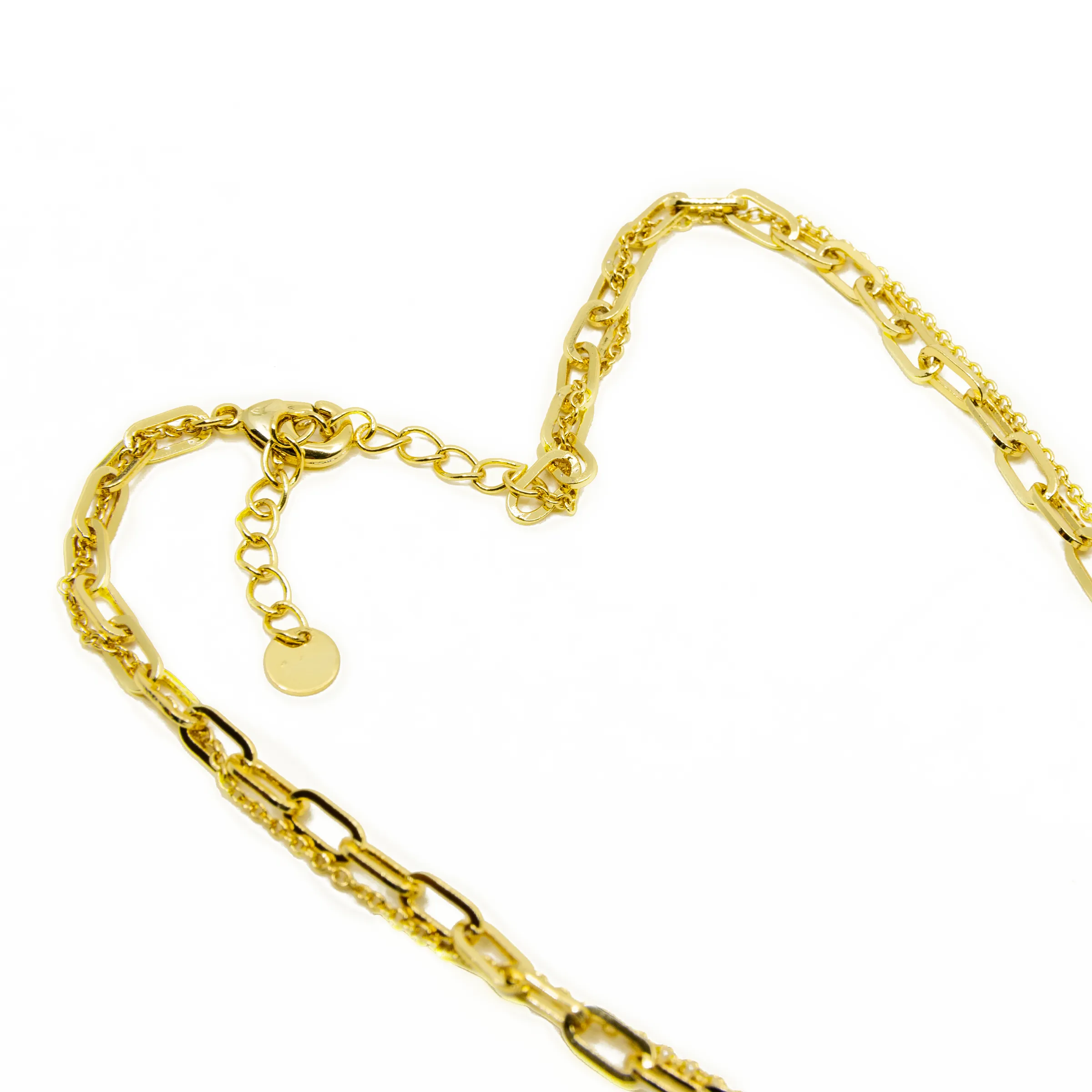 Layered Gold Coin Necklace