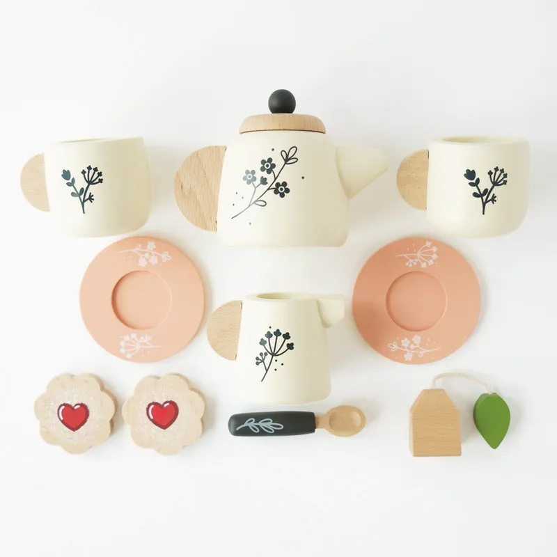 Le Toy Van Wooden Tea Set & Tray