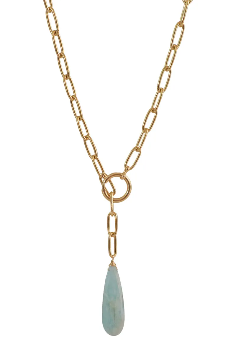 lena chain - aquamarine