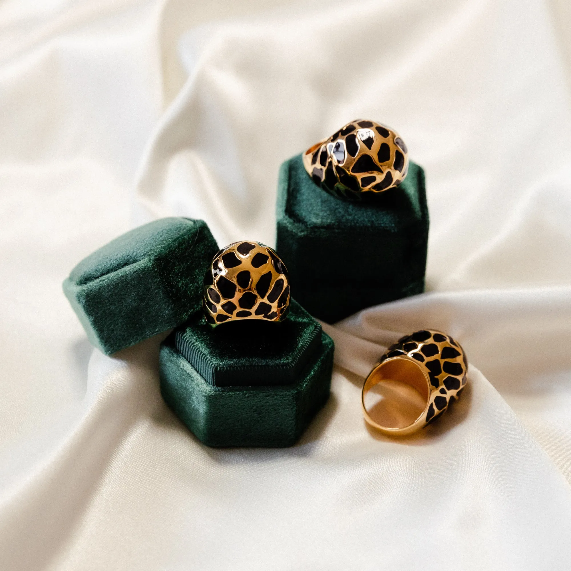 Leopard Dome Ring