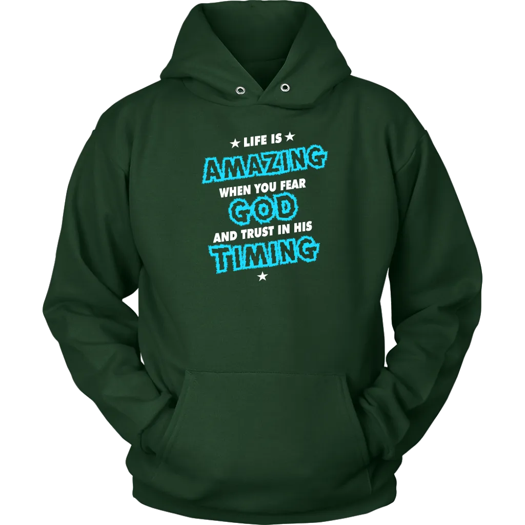 Life Is Amazing When You Fear God Unisex Hoodie Part 1