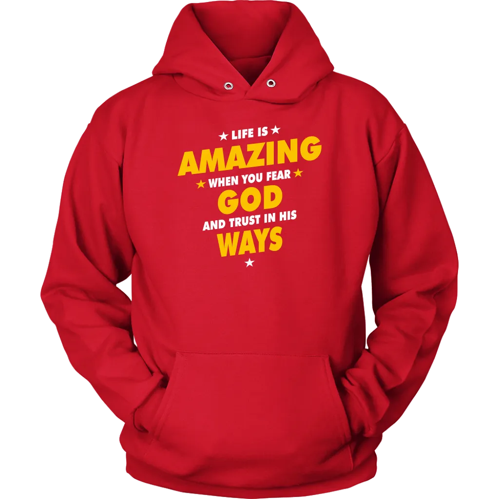 Life Is Amazing When You Fear God Unisex Hoodie Part 2