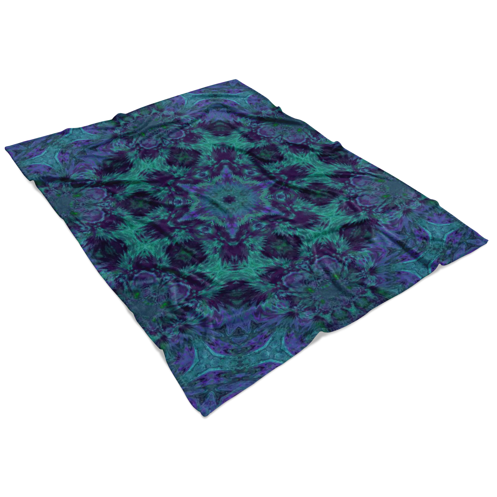 Light Green & Purple Fleece