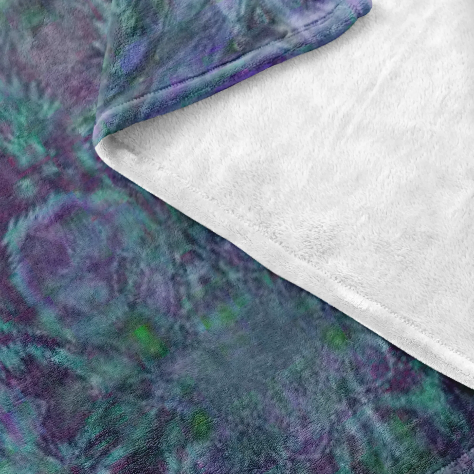 Light Green & Purple Fleece