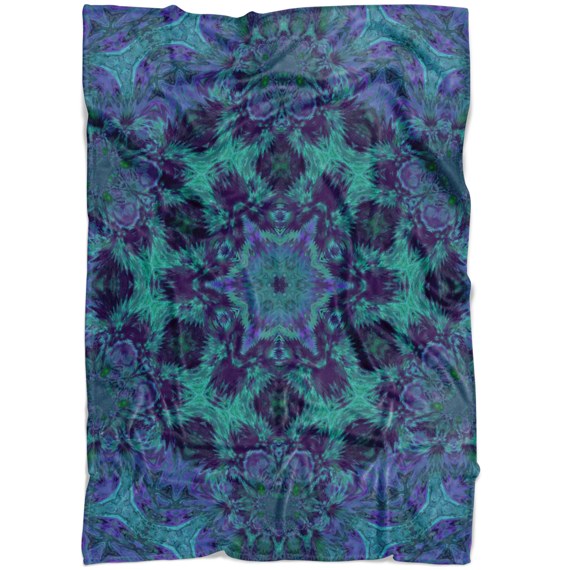 Light Green & Purple Fleece