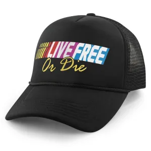 Live Free Or Die Fastlane Foam Trucker Hat