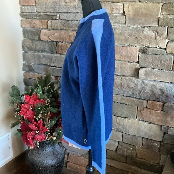 Lochaven of Scotland New Wool Zip Up Cardigan Sweater Jacket