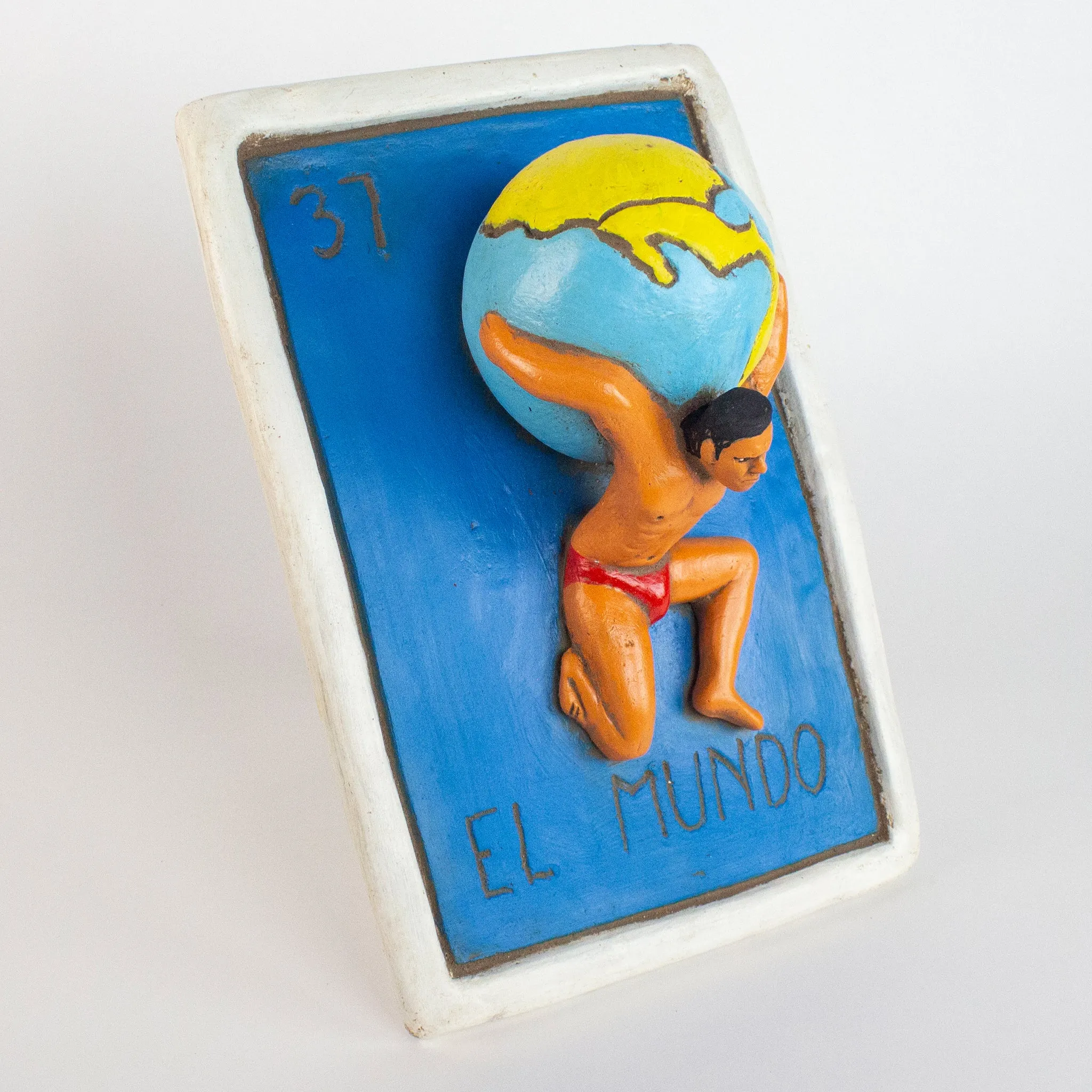Loteria Card Wall Art, El Mundo #37