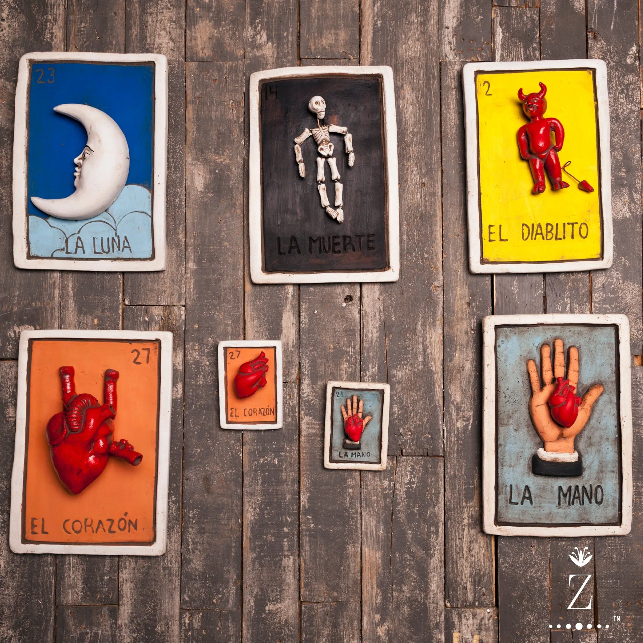Loteria Card Wall Art, El Mundo #37