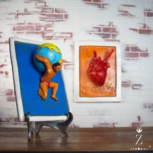 Loteria Card Wall Art, El Mundo #37