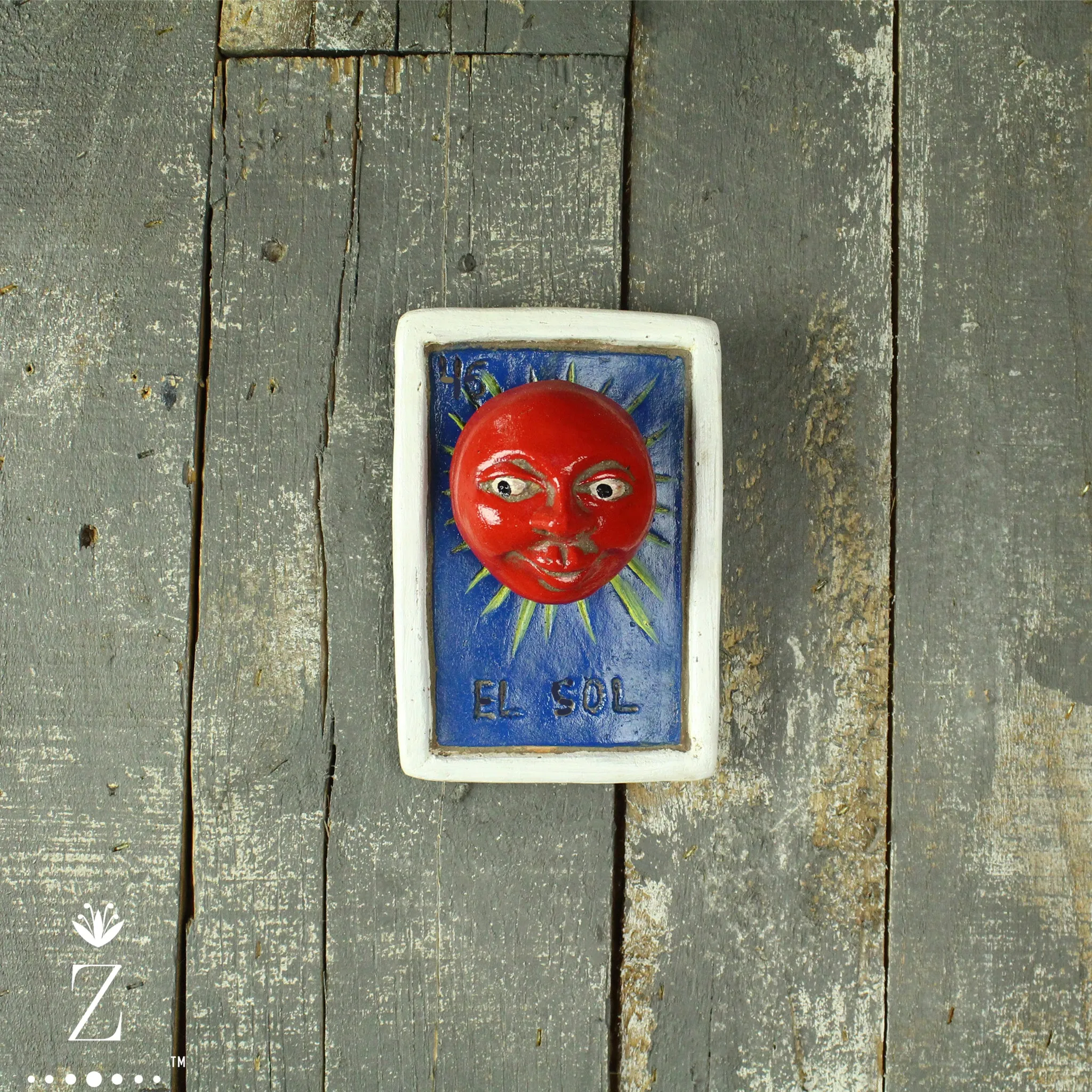 Loteria Card Wall Art, El Sol #46