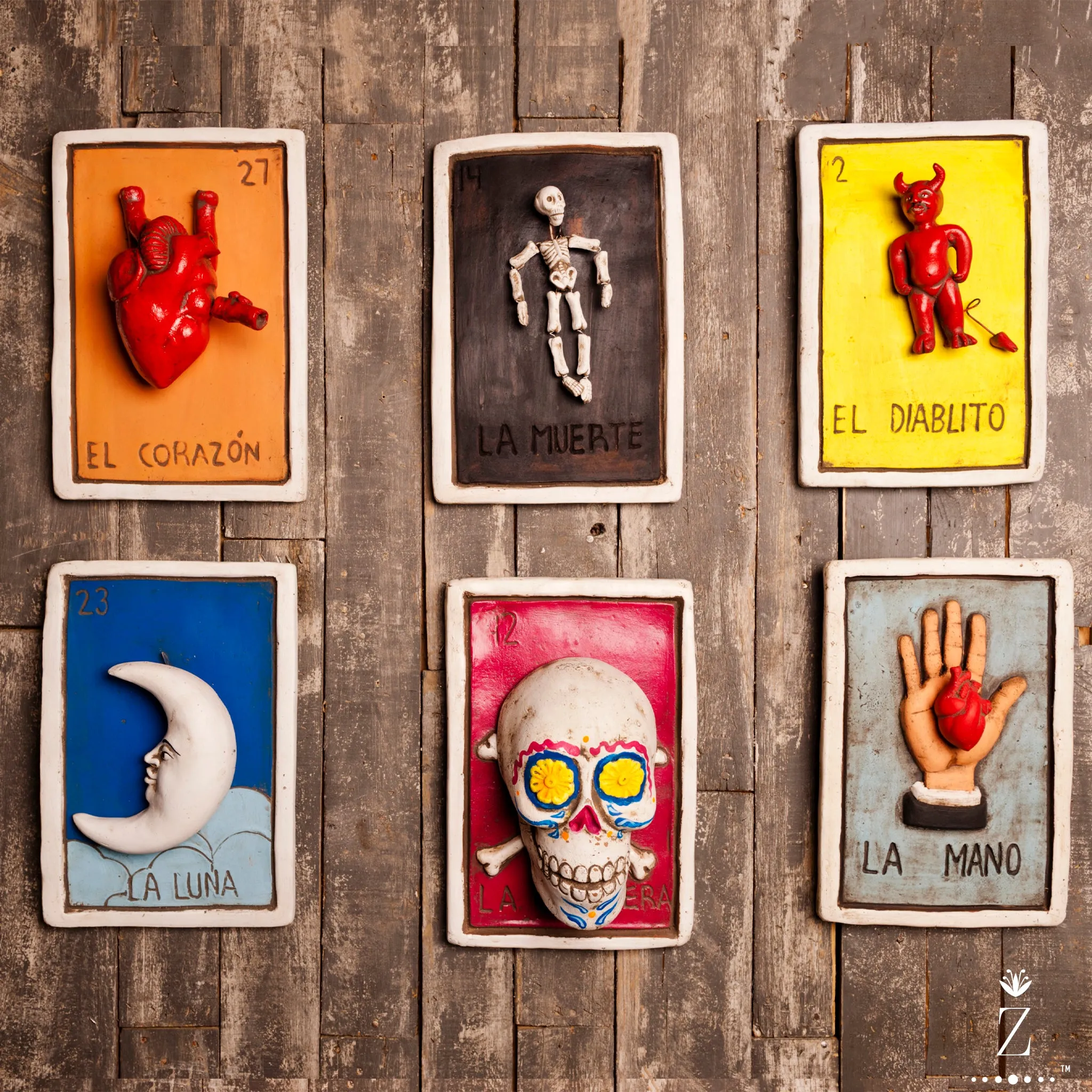Loteria Card Wall Art, La Calavera #42