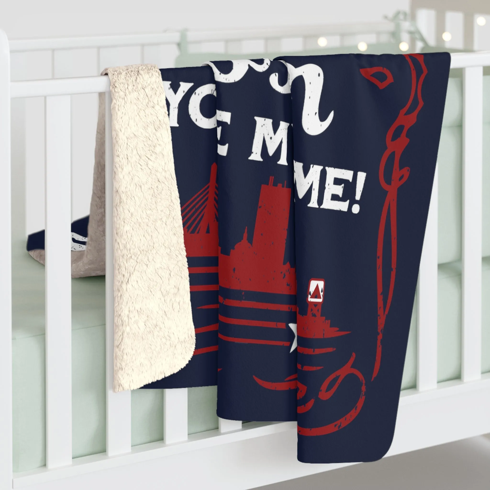 Love That Dirty Water Sherpa Fleece Blanket
