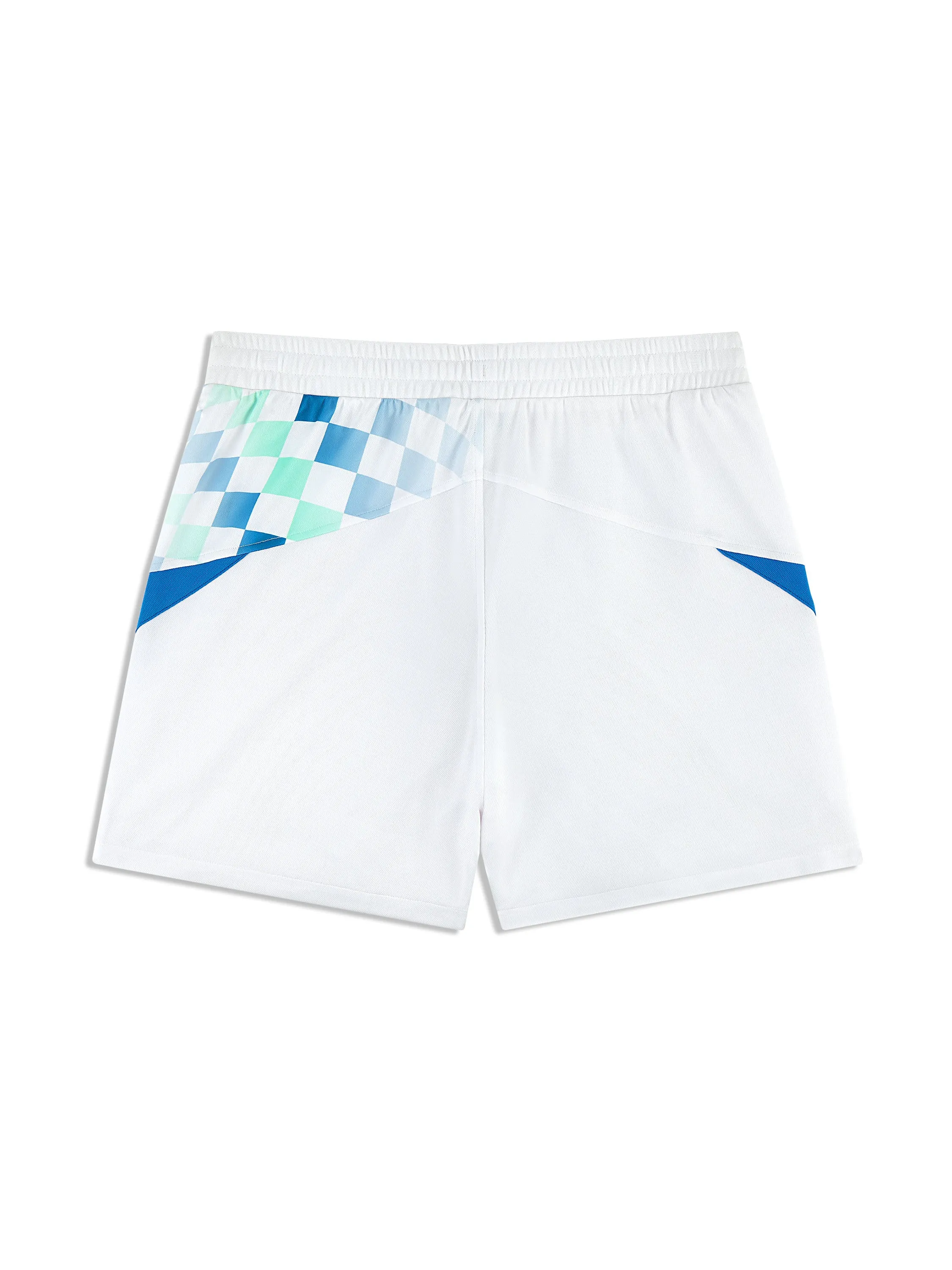Luca Piqué Printed Short- Brilliant White