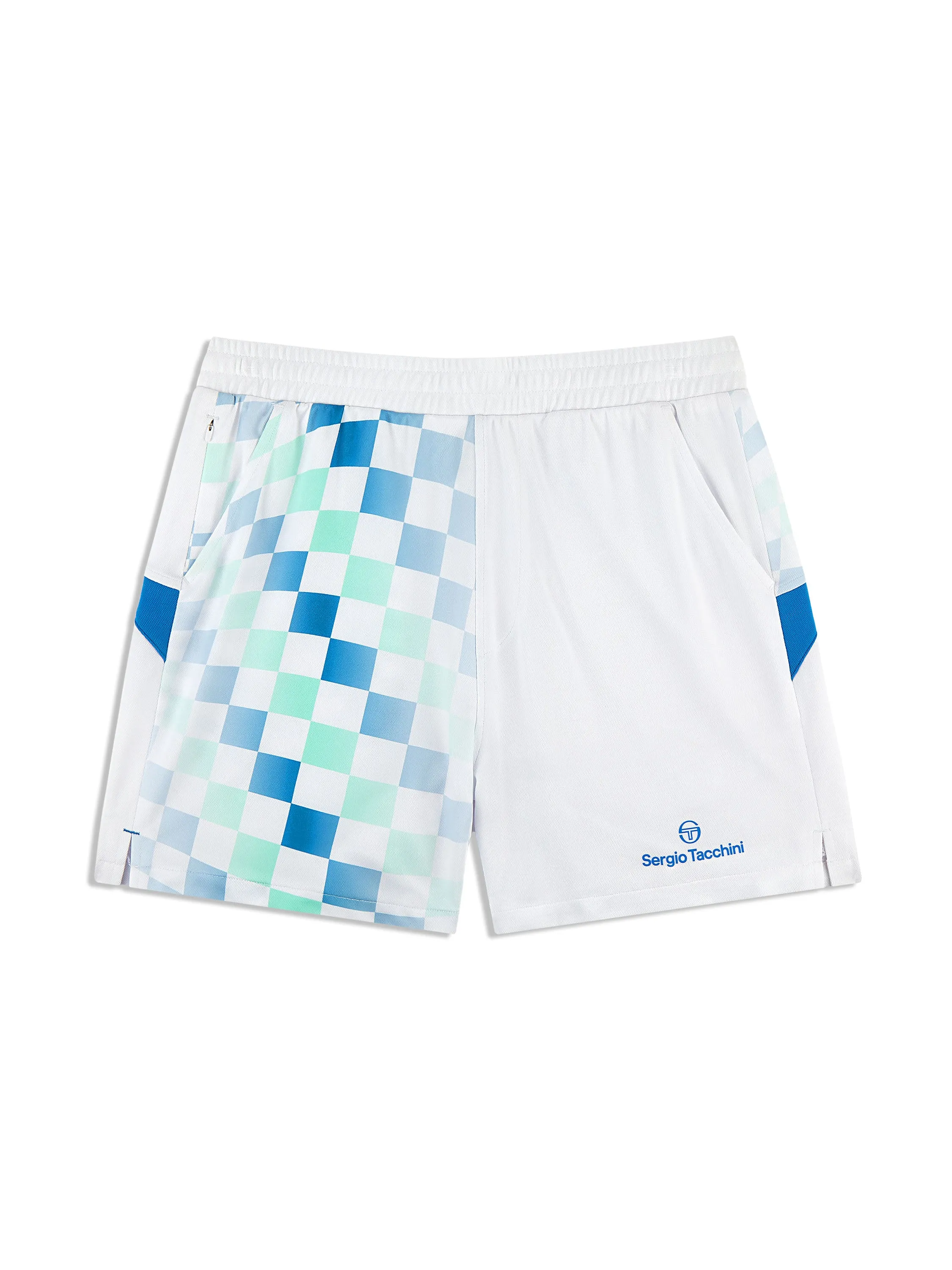 Luca Piqué Printed Short- Brilliant White