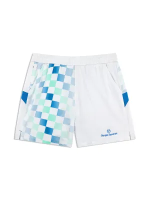Luca Piqué Printed Short- Brilliant White