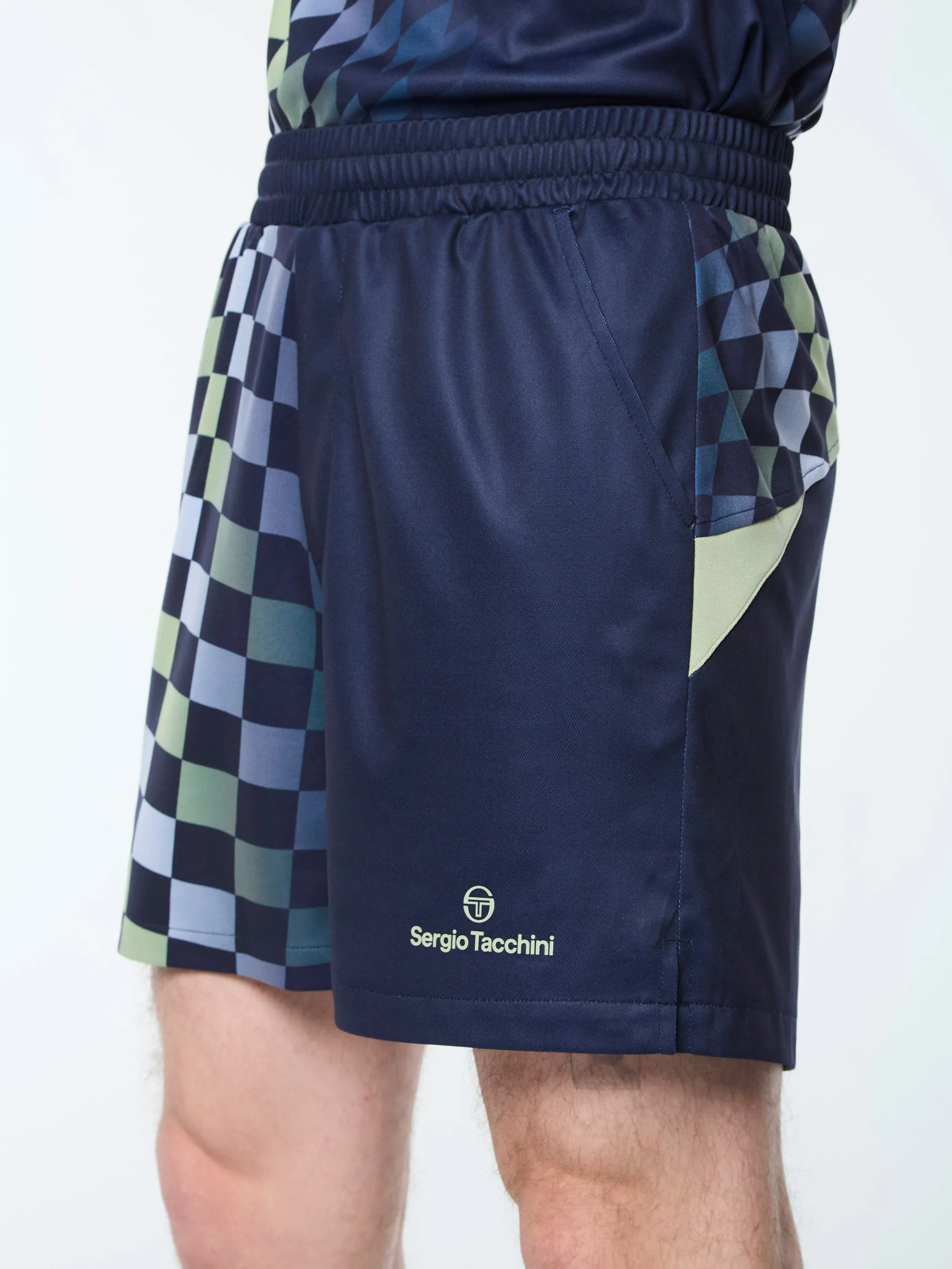 Luca Piqué Printed Short- Eclipse