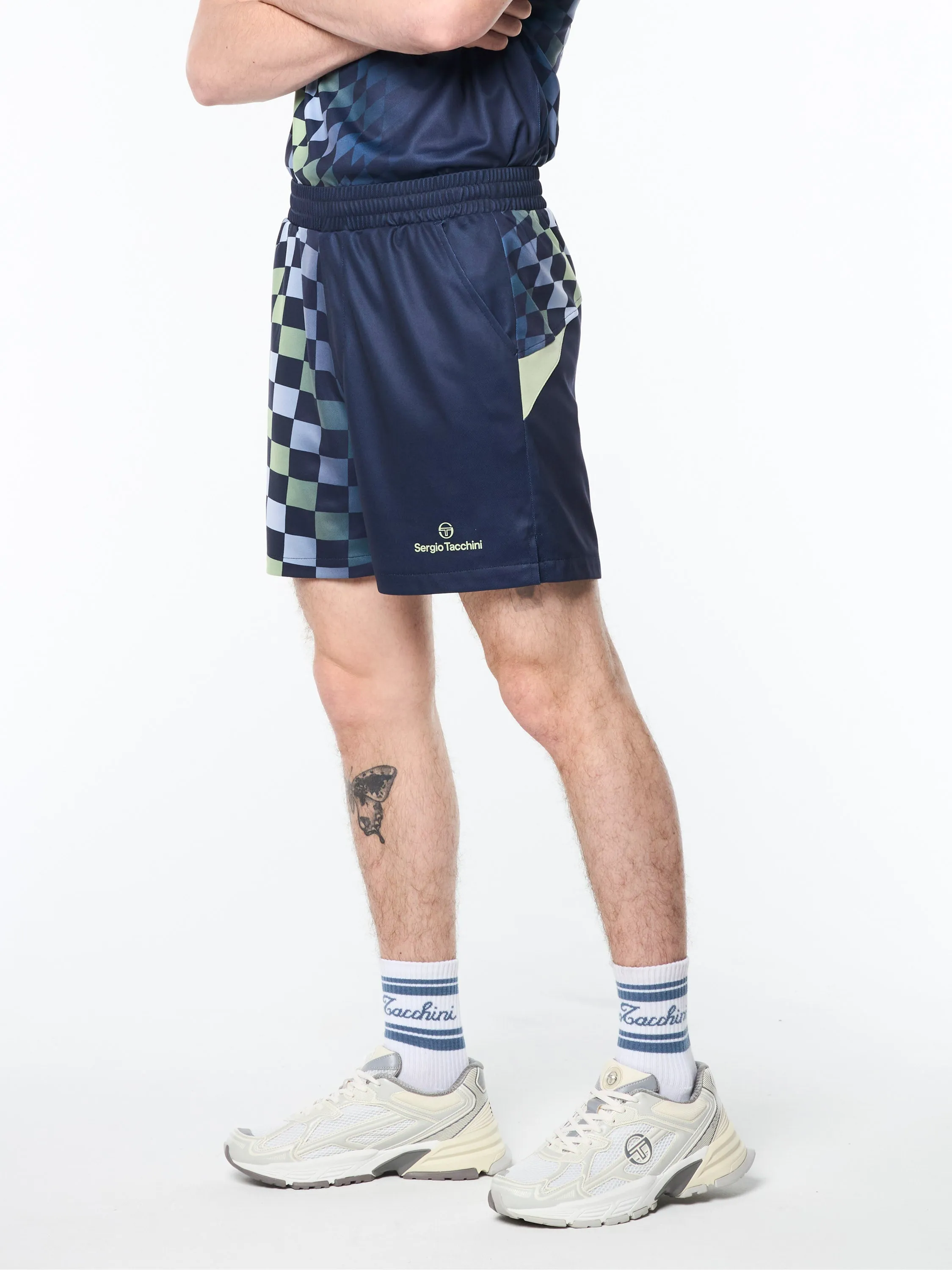 Luca Piqué Printed Short- Eclipse