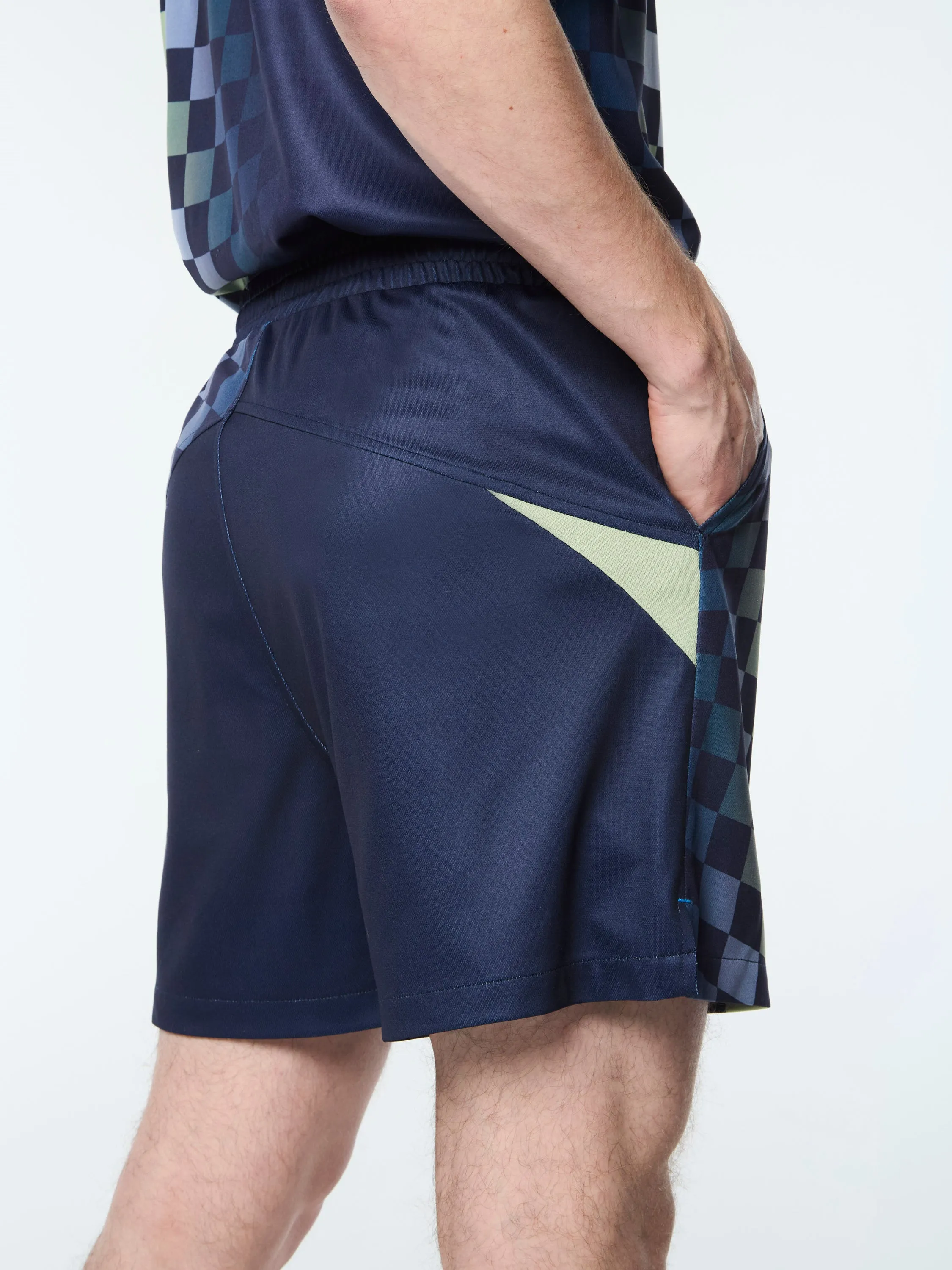 Luca Piqué Printed Short- Eclipse