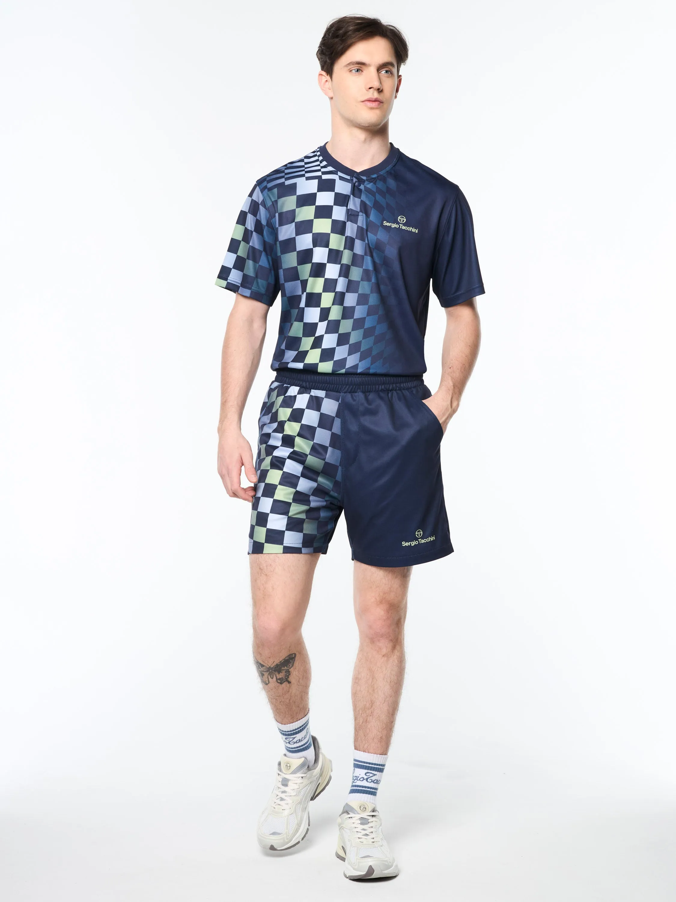 Luca Piqué Printed Short- Eclipse