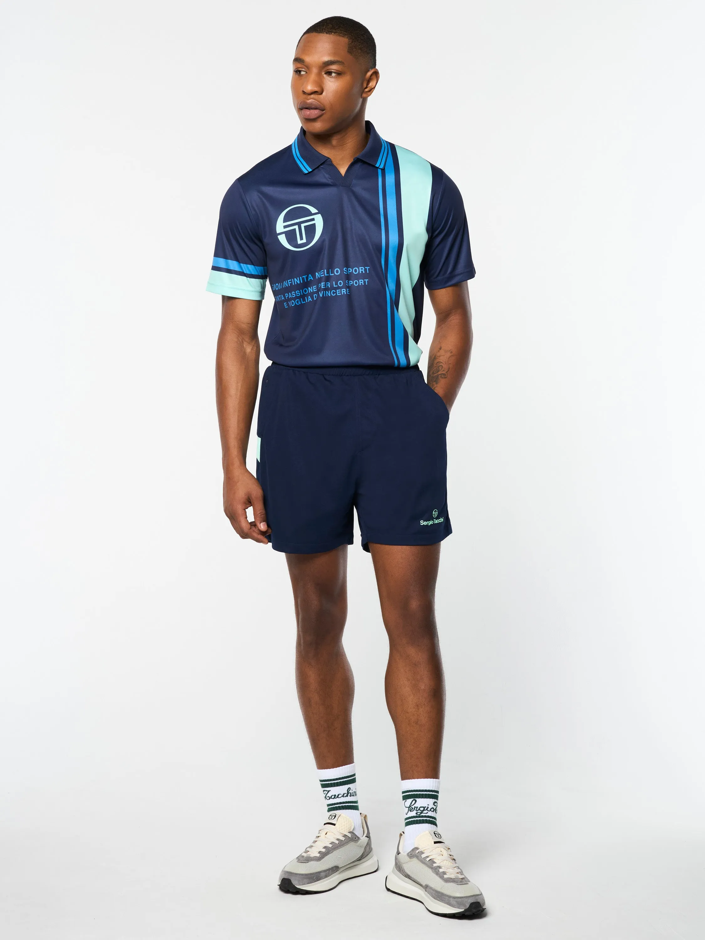 Luca Piqué Short- Maritime Blue