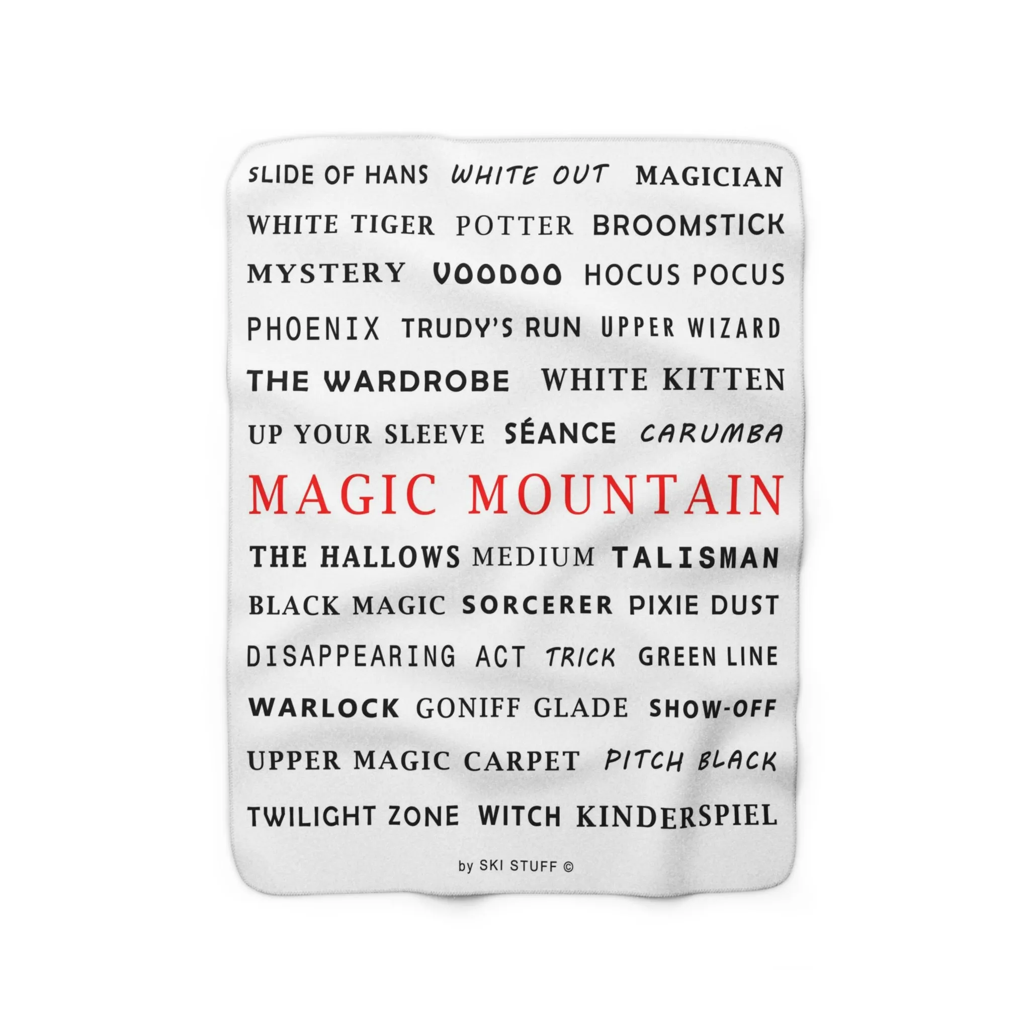 Magic Mountain, Vermont - Fleece Blanket