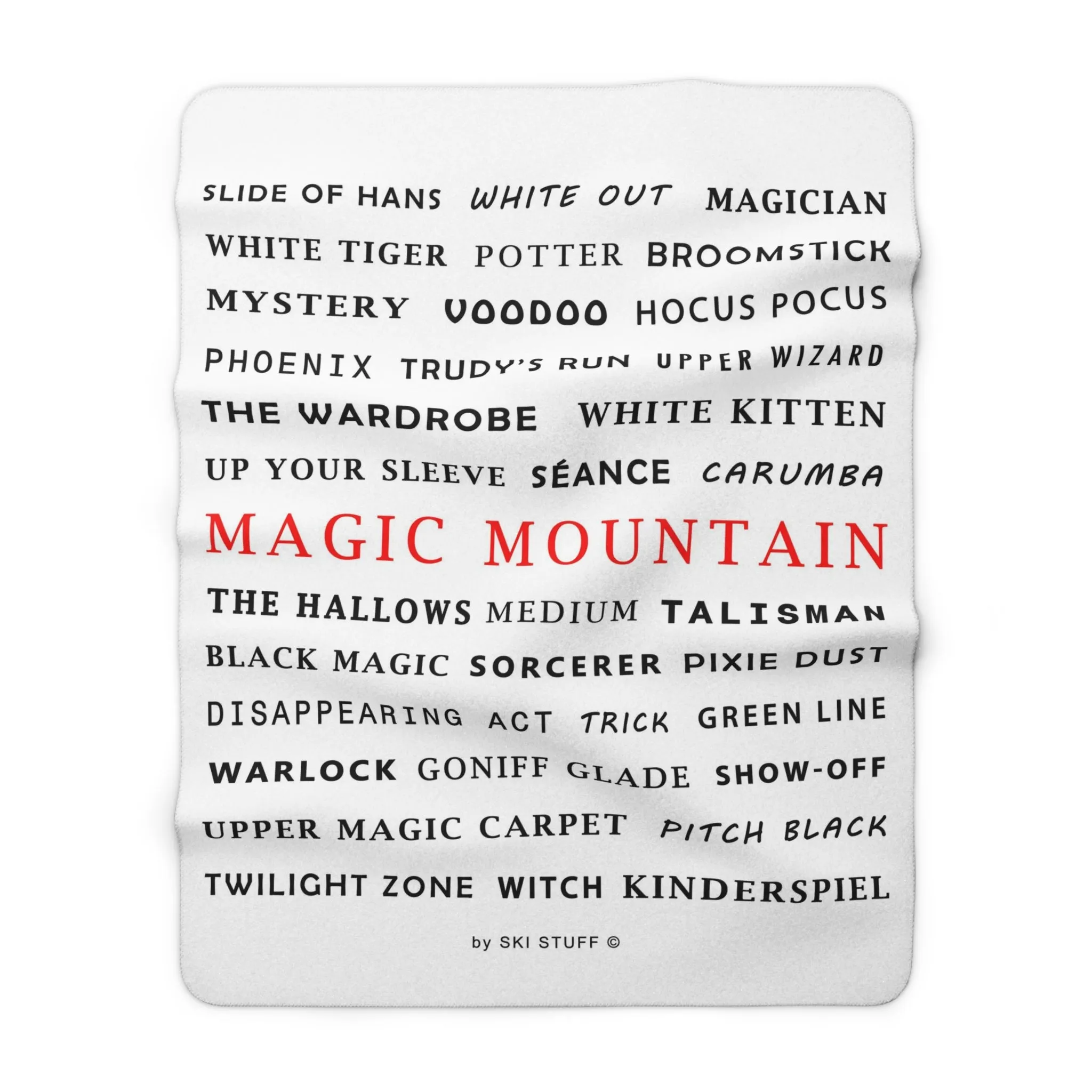 Magic Mountain, Vermont - Fleece Blanket