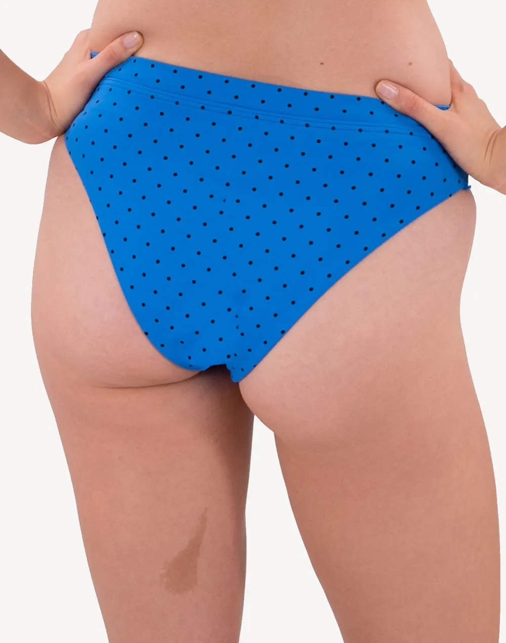 Mai Tai High Waist Retro Bikini Bottom