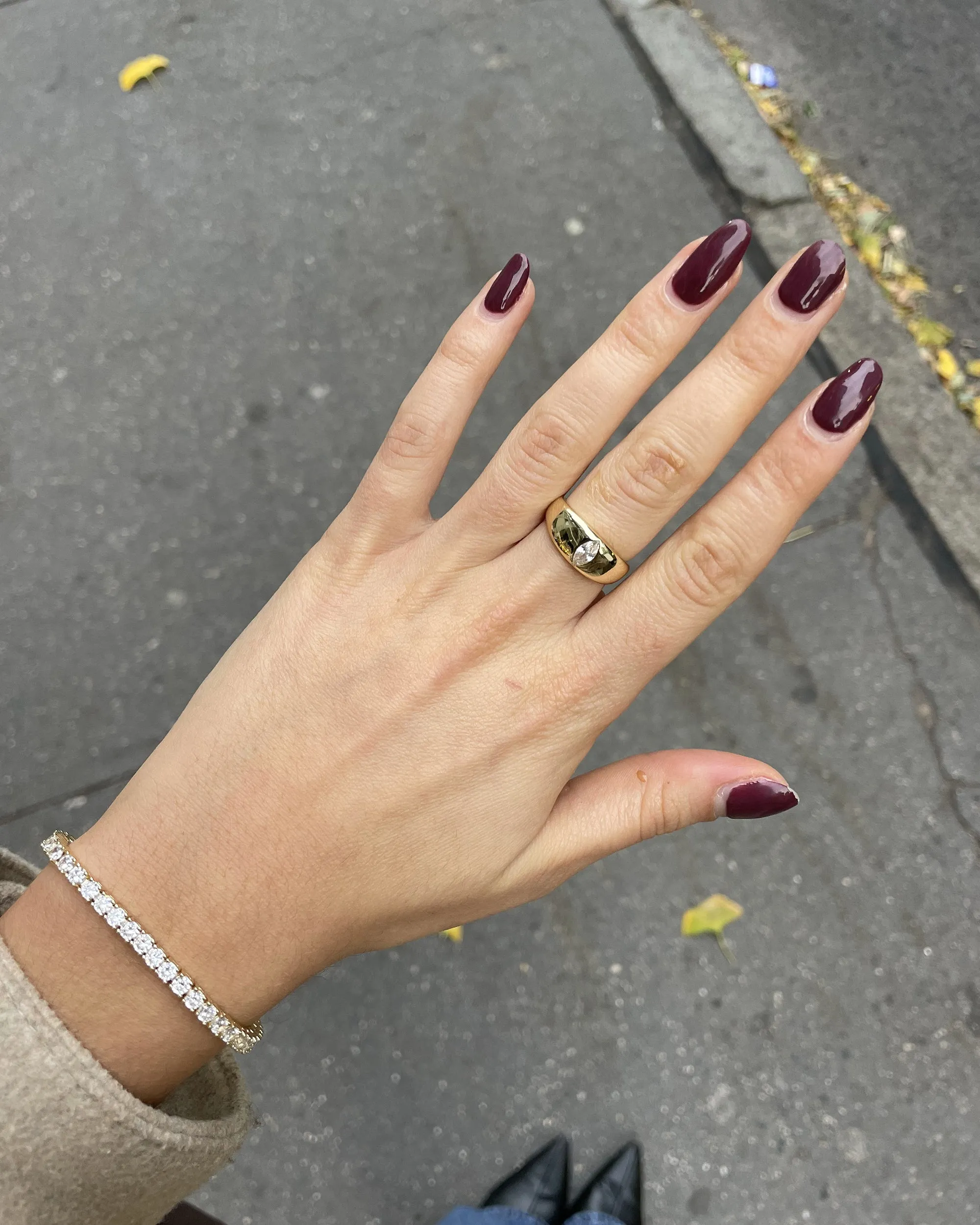 Marquise Chunky Ring