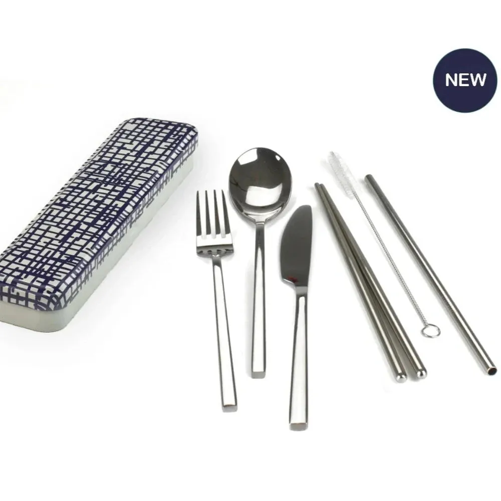 Metal Carry Your Cutlery Set by Retro Kitchen