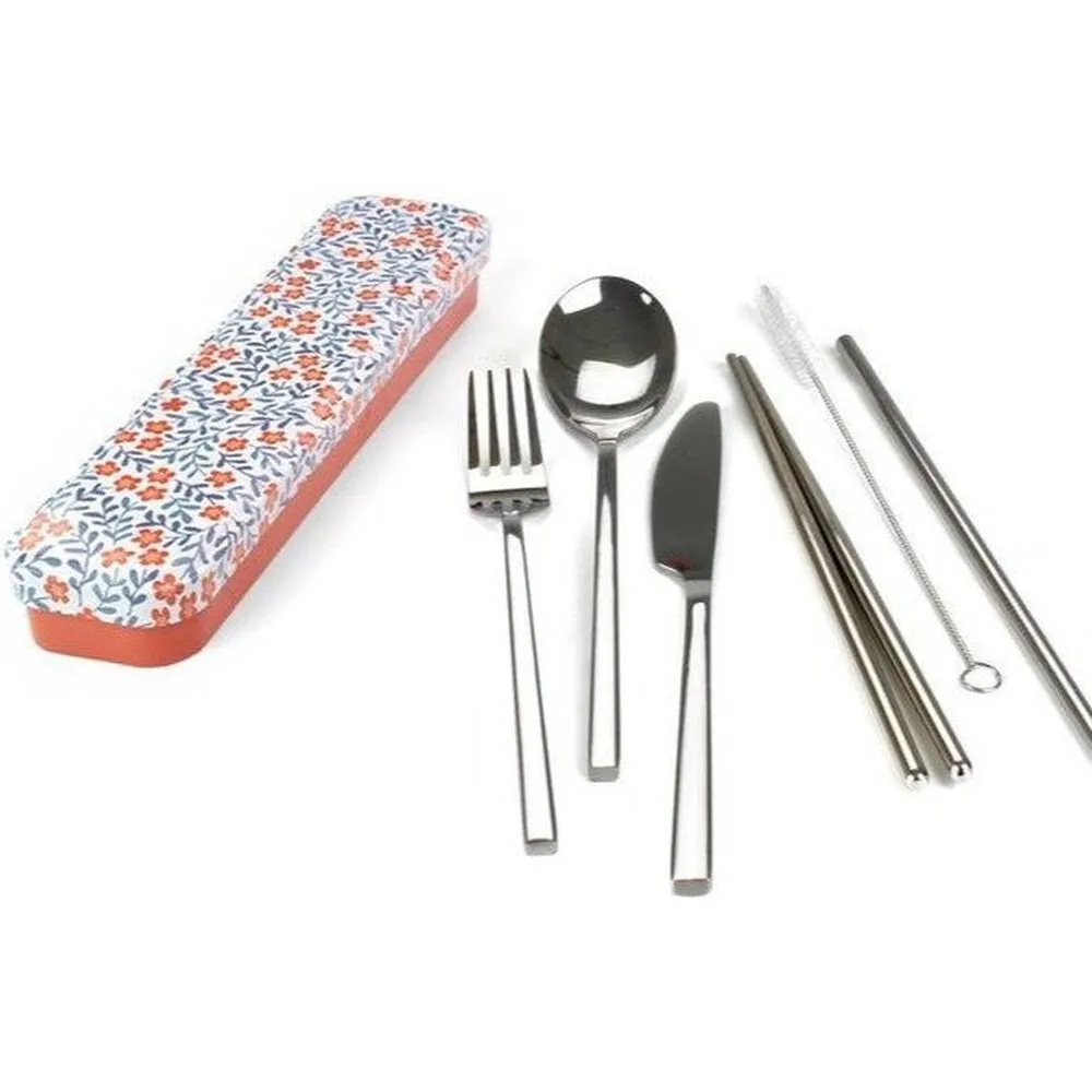 Metal Carry Your Cutlery Set by Retro Kitchen