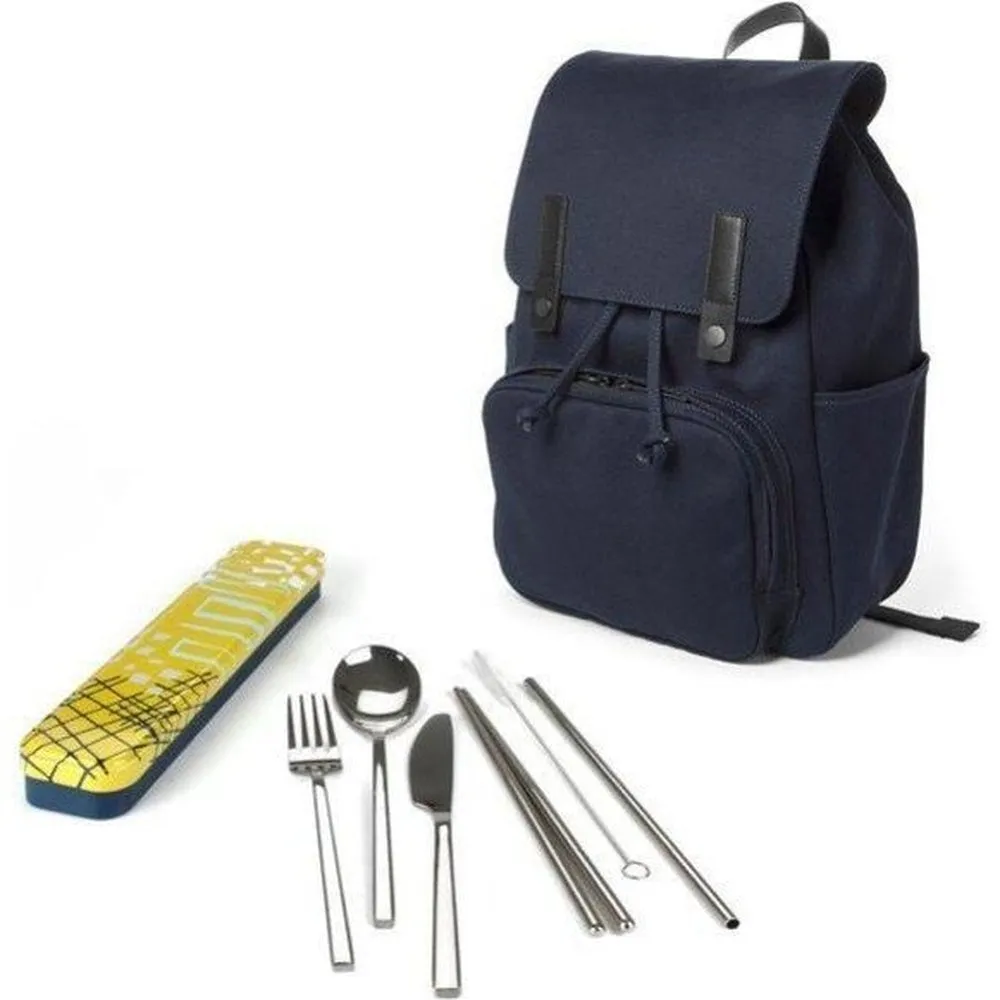 Metal Carry Your Cutlery Set by Retro Kitchen