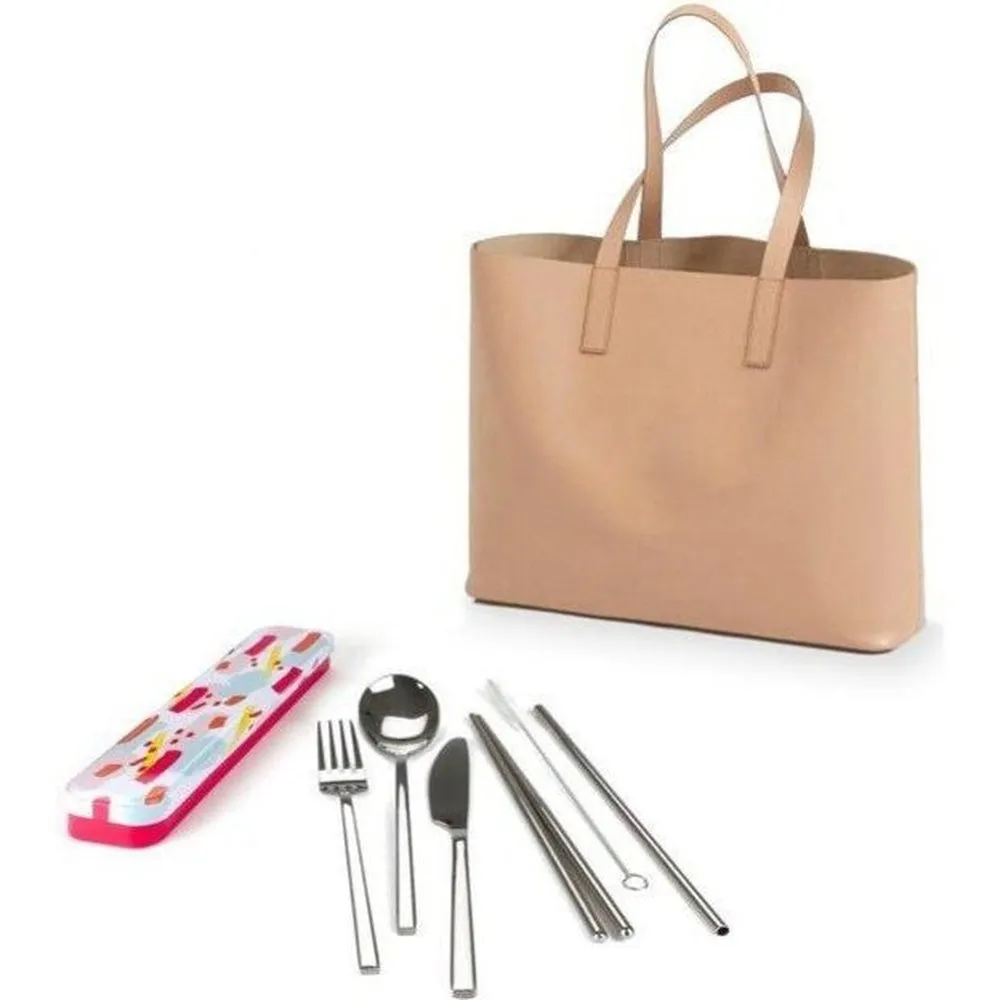 Metal Carry Your Cutlery Set by Retro Kitchen