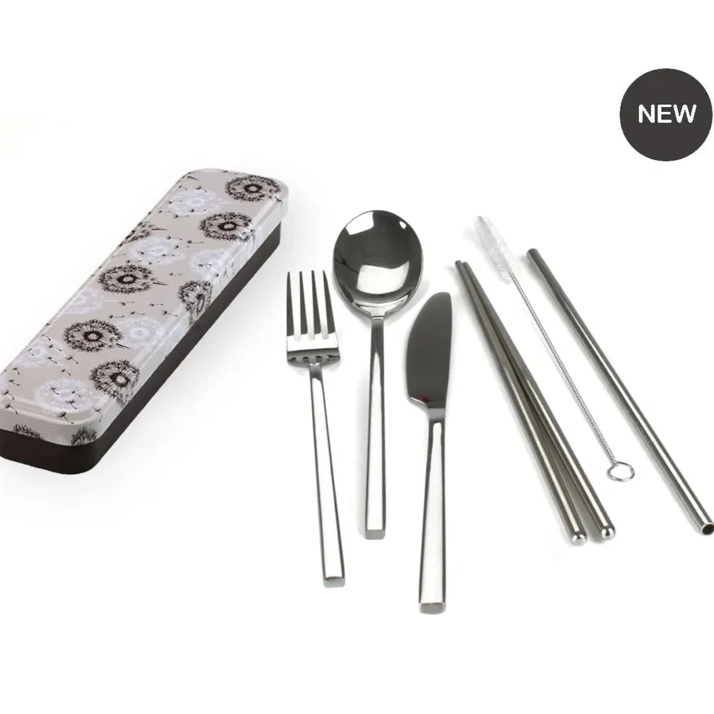 Metal Carry Your Cutlery Set by Retro Kitchen