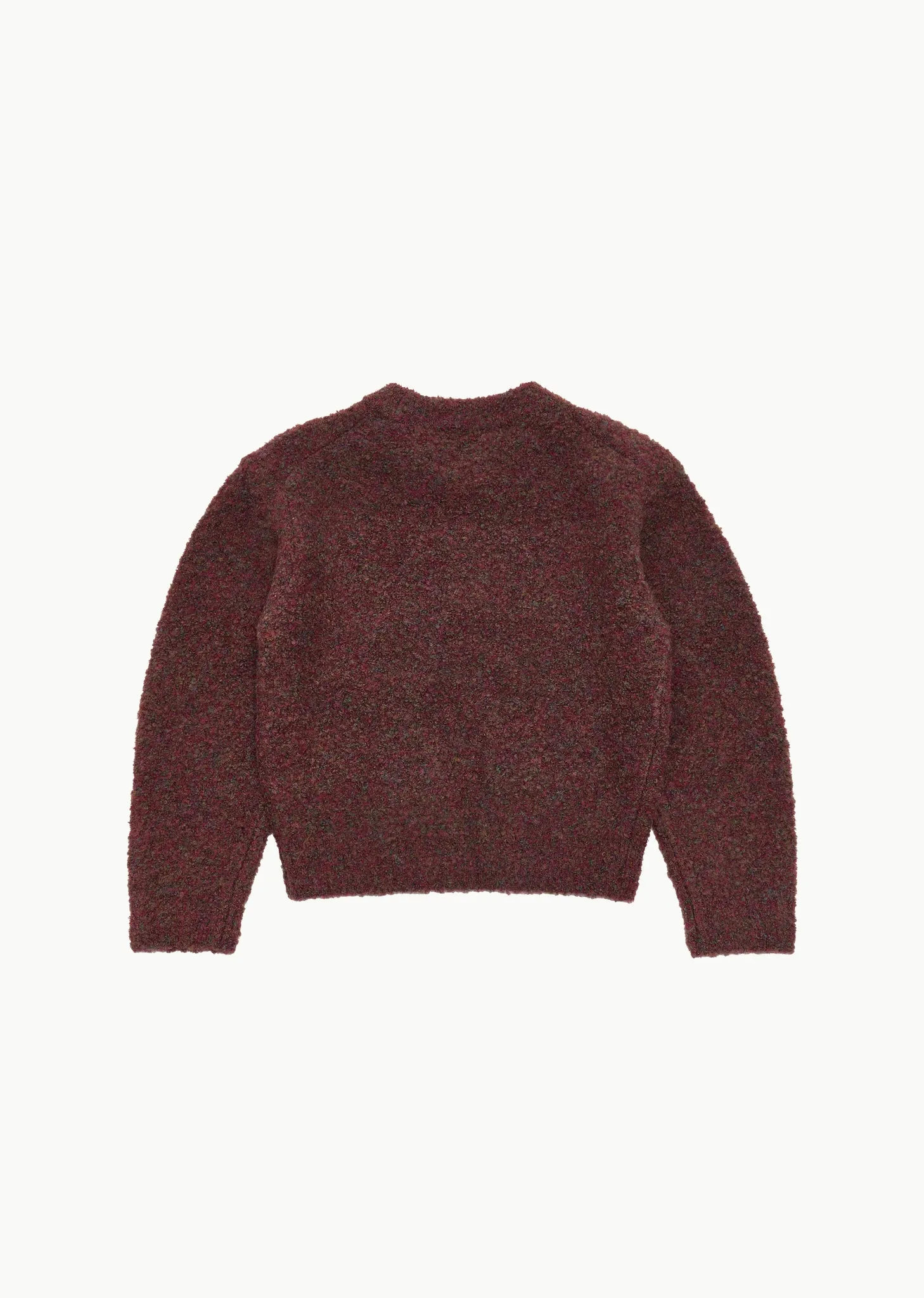 MIX BOUCLE CROP KNIT