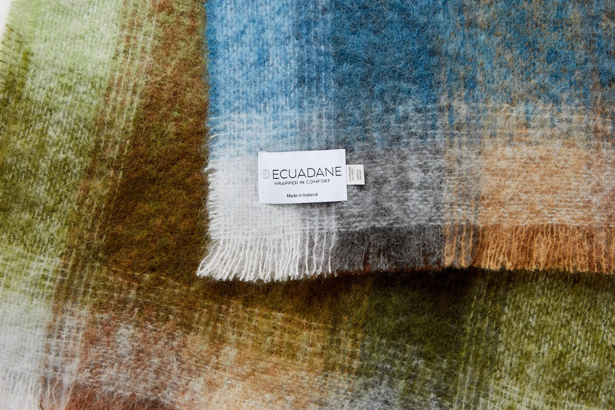 Mohair & Wool Throw Blanket - Cara Rowan
