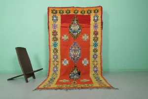 Moroccan Rug - Handwoven 4.8ft x 8.7ft | Vibrant Multicolor Design