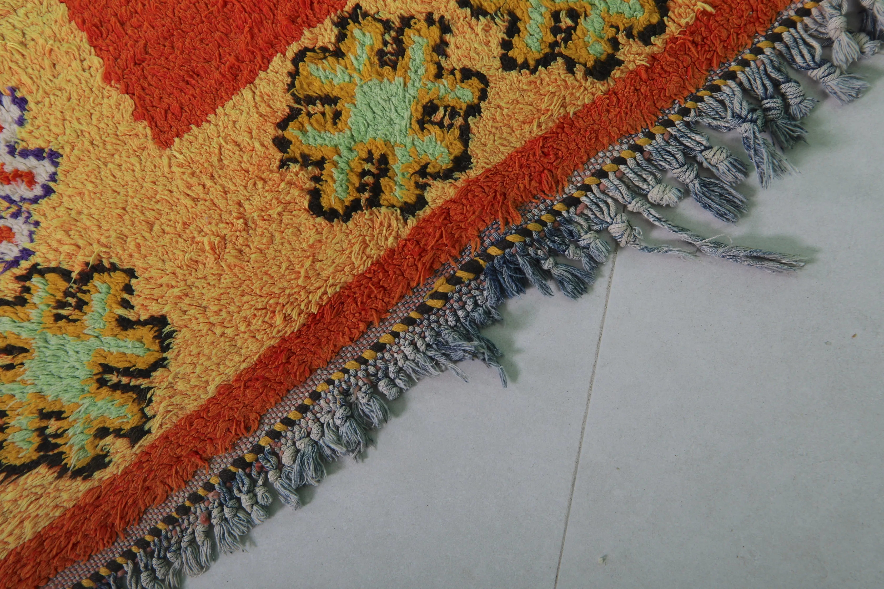 Moroccan Rug - Handwoven 4.8ft x 8.7ft | Vibrant Multicolor Design