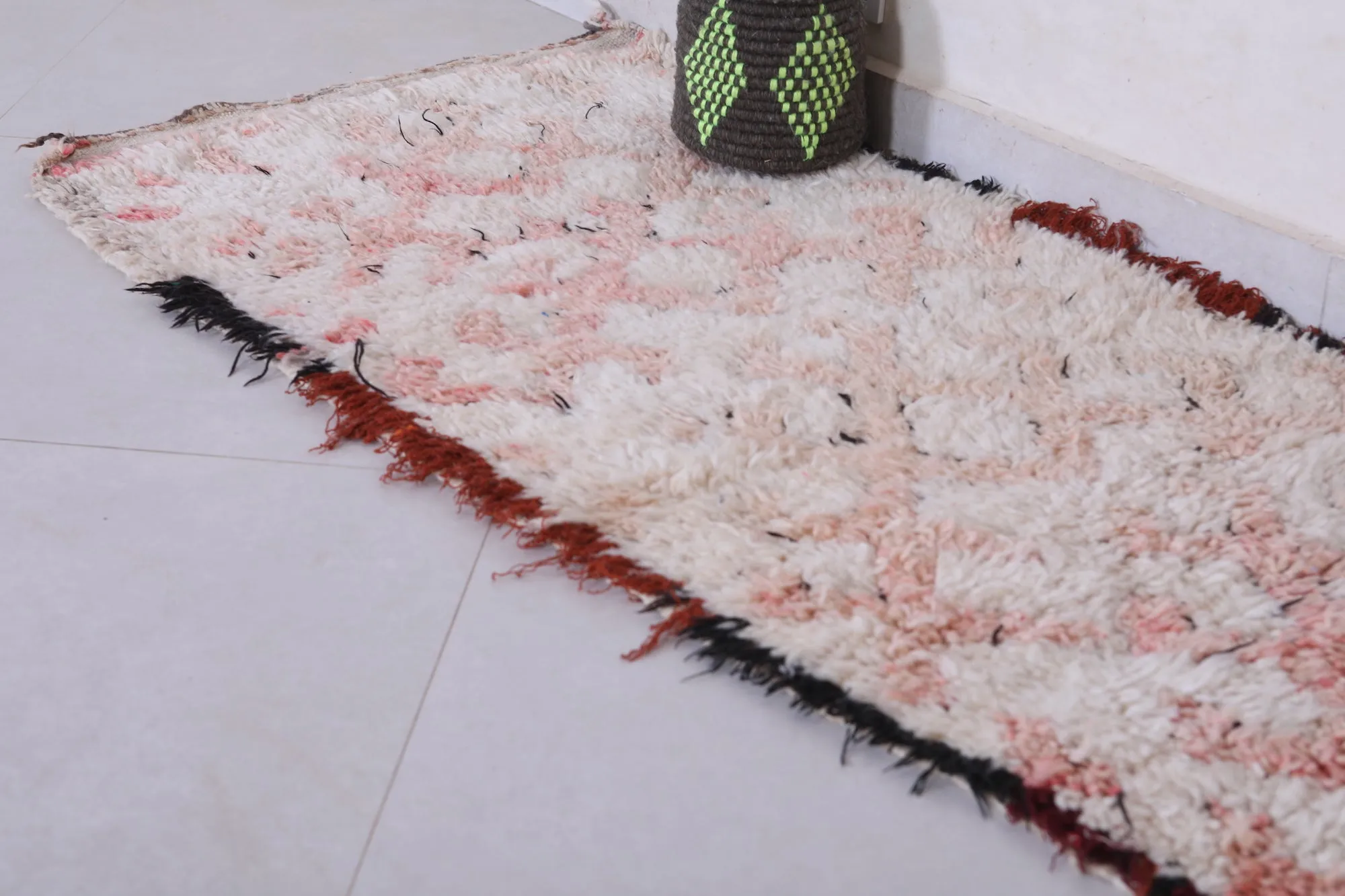 Moroccan Runner Rug - 2.2 x 5.6 ft