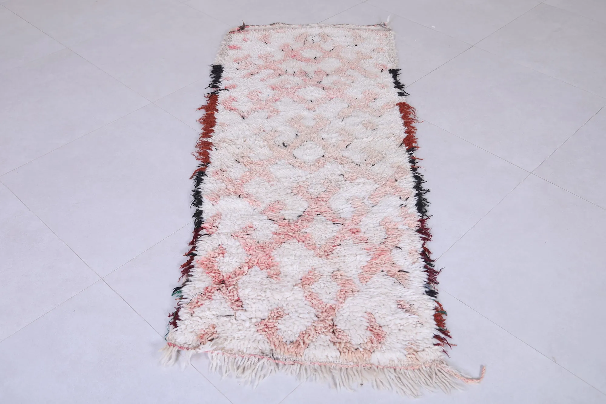 Moroccan Runner Rug - 2.2 x 5.6 ft
