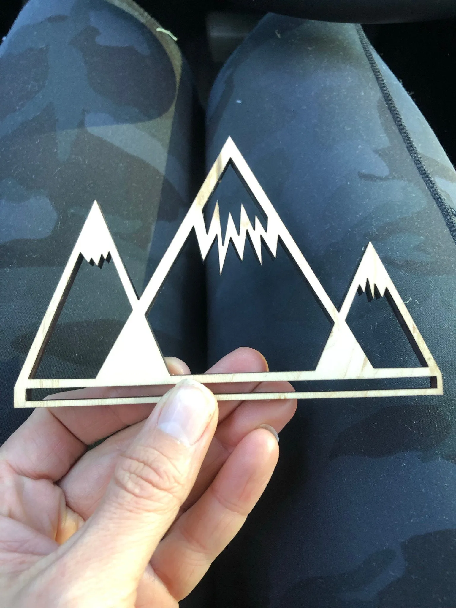Mountain Wall Art DIY Kits for Adults, Beginners Macrame Make Your Own Sign Do It Yourself Kit