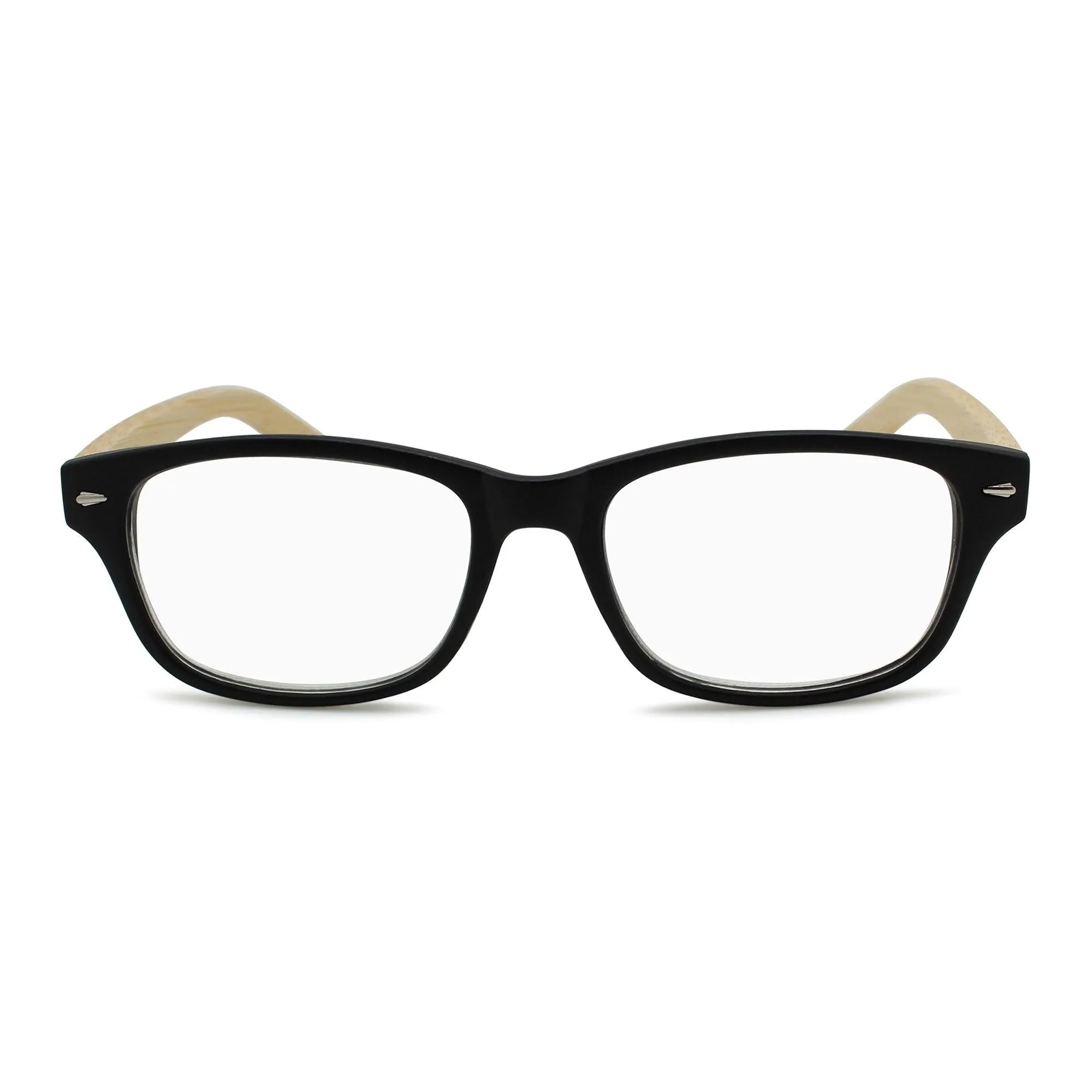 Natural Bamboo Wood Temples Reading Glasses for Women | R-509
