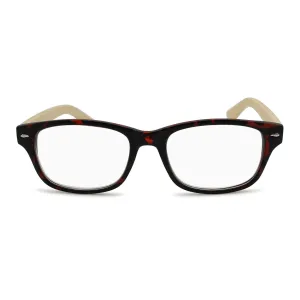 Natural Bamboo Wood Temples Reading Glasses for Women | R-509