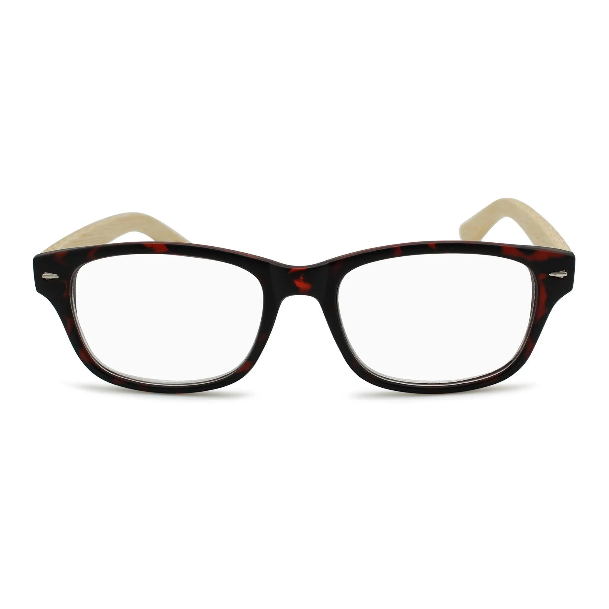 Natural Bamboo Wood Temples Reading Glasses for Women | R-509