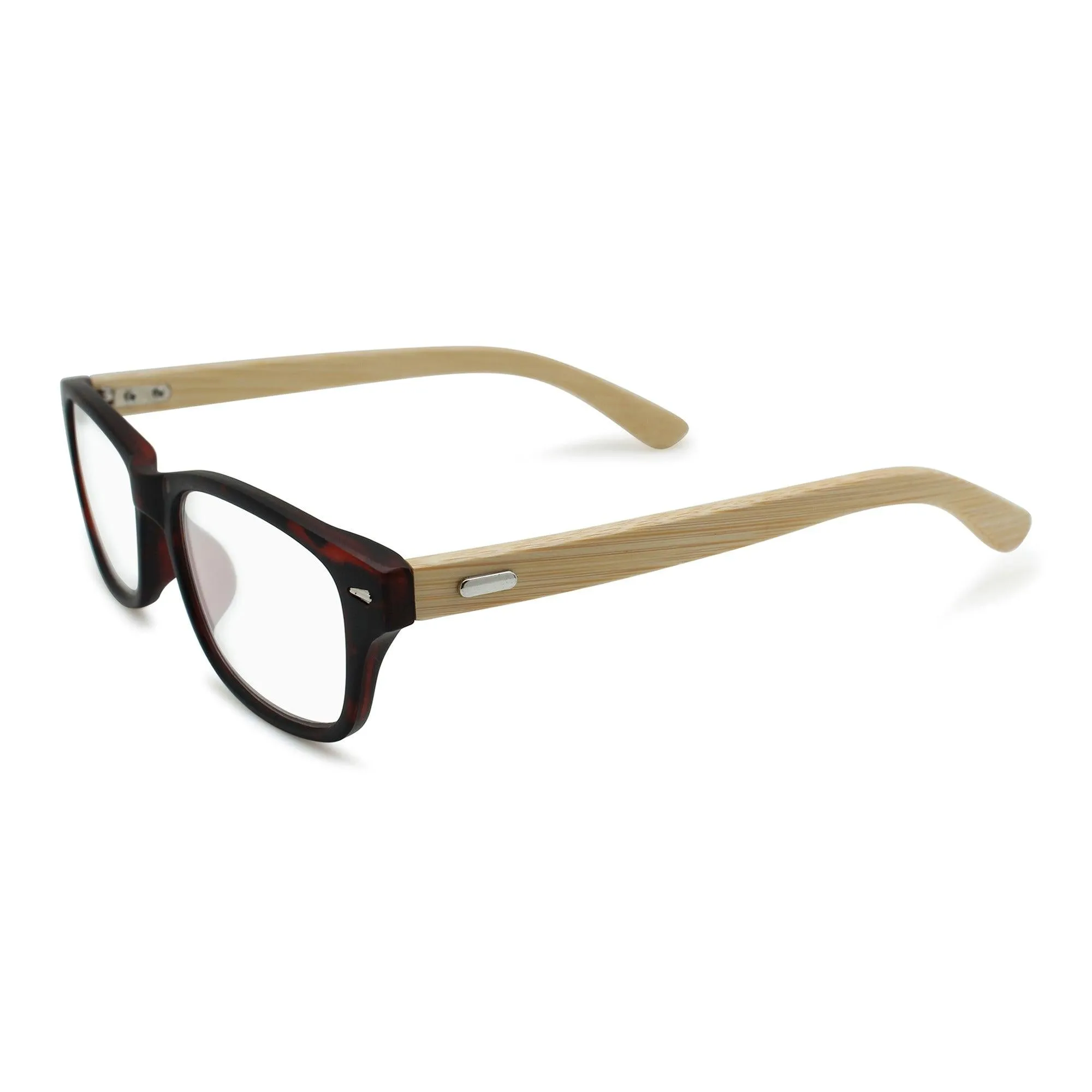 Natural Bamboo Wood Temples Reading Glasses for Women | R-509