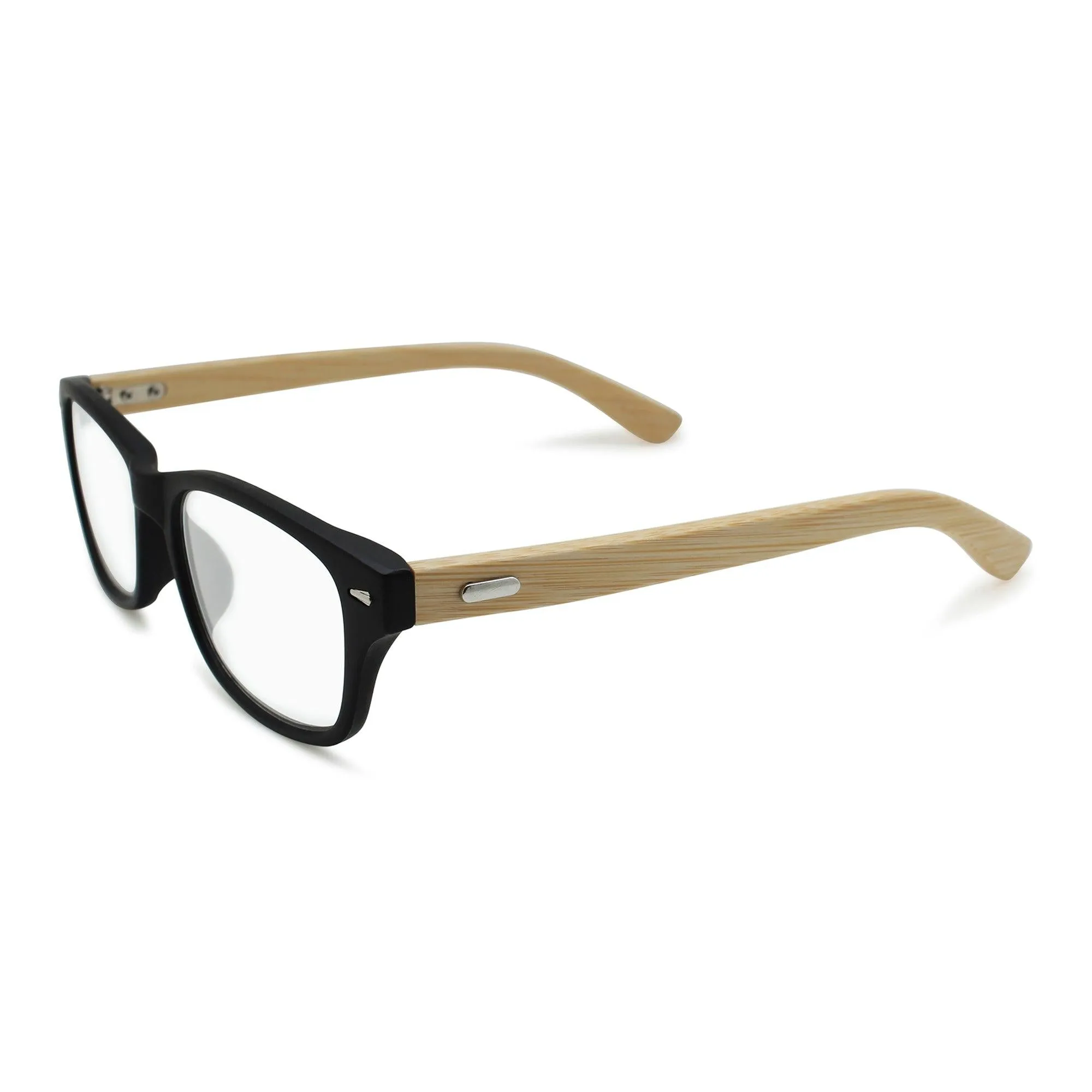 Natural Bamboo Wood Temples Reading Glasses for Women | R-509